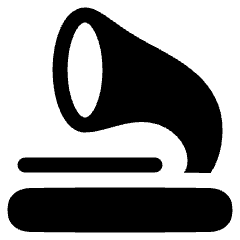 Gramophone Icon from Plump Solid Set