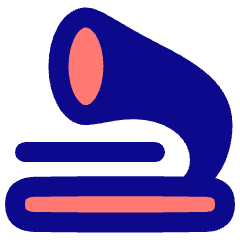 Gramophone Icon from Plump Pop Set