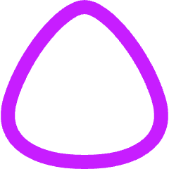 Guitar Pick Icon from Sharp Neon Set