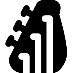 Guitar Strings Icon from Core Solid Set