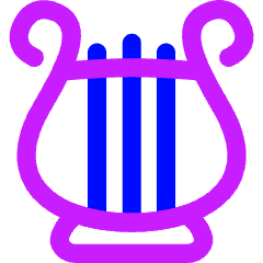 Lyre Icon from Flex Neon Set