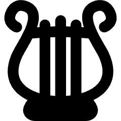Lyre Icon from Flex Solid Set