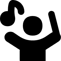 Music Conductor Icon from Flex Solid Set