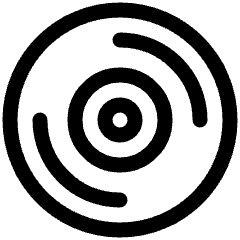 Music Disc Icon from Plump Line Set