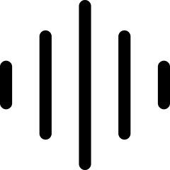 Music Equalizer 1 Icon from Core Line Set