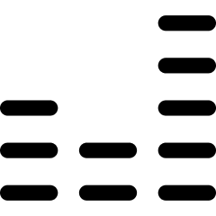 Music Equalizer 2 Icon from Core Line Set