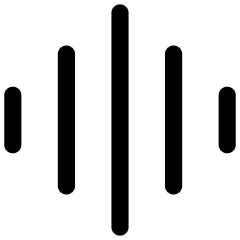 Music Equalizer Icon from Flex Line Set