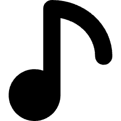 Music Note 1 Icon from Core Solid Set