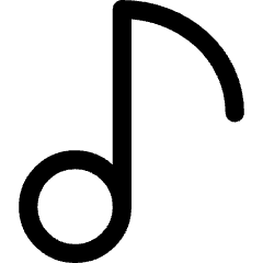 Music Note 1 Icon from Core Line Set