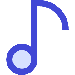 Music Note 1 Icon from Sharp Duo Set