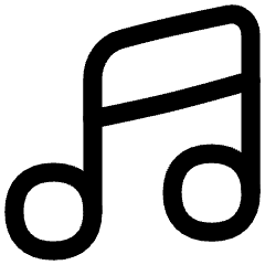 Music Note 2 Icon from Flex Line Set