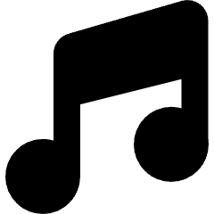 Music Note 2 Icon from Micro Solid Set