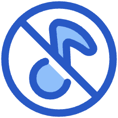 Music Note Circle Off Icon from Plump Duo Set