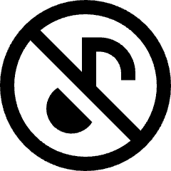 Music Note Circle Off Icon from Sharp Solid Set