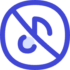 Music Note Circle Off Icon from Flex Duo Set