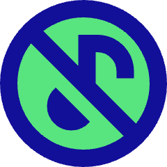 Music Note Circle Off Icon from Sharp Pop Set