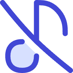 Music Note Off 1 Icon from Flex Duo Set