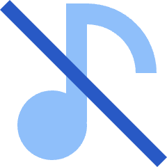 Music Note Off 1 Icon from Sharp Flat Set