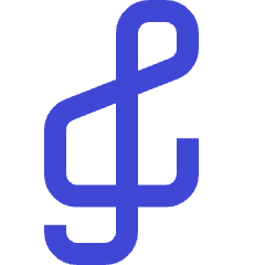 Music Note Trebble Clef Icon from Sharp Duo Set