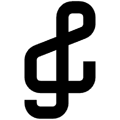 Music Note Trebble Clef Icon from Sharp Remix Set