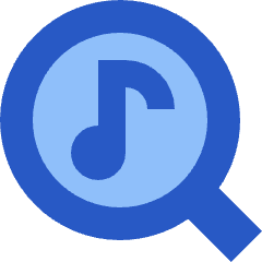 Music Search Icon from Sharp Flat Set