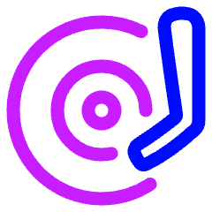 Record Player Icon from Plump Neon Set