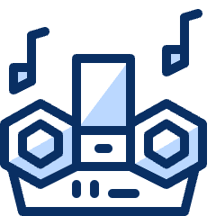 Mp3 Player 1 Icon from Cyber Duotone Set