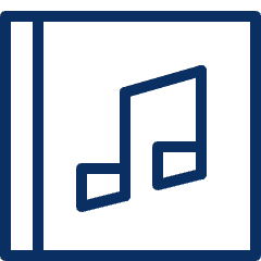 Music Album 1 Icon from Cyber Line Set