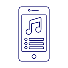 Track Playlist Illustration from UX Line Set