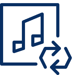 Music Loop Icon from Cyber Line Set