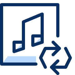 Music Loop Icon from Cyber Duotone Set