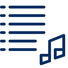 Music Playlist 2 Icon from Cyber Line Set