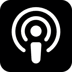 Apple Podcast Logo Icon from Ultimate Bold Set