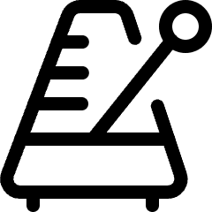 Music Metronome Icon from Ultimate Regular Set