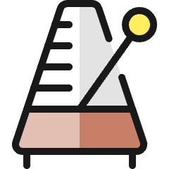 Music Metronome Icon from Ultimate Colors Set