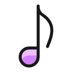 Music Note 1 Icon from Ultimate Colors Set