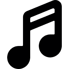 Music Note 2 Icon from Ultimate Bold Set