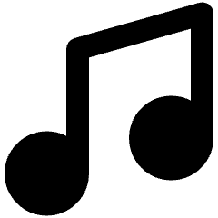 Music Note 2 Icon from Nova Solid Set