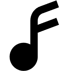 Music Note Icon from Nova Solid Set