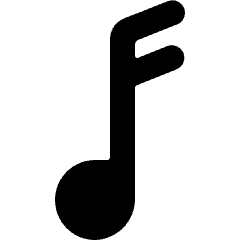 Music Note Icon from Ultimate Bold Set