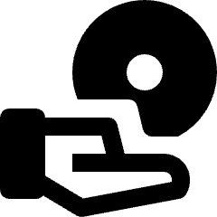 Music Share Icon from Nova Solid Set