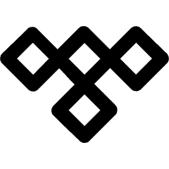 Tidal Music Logo Icon from Ultimate Bold Set