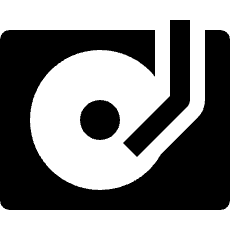 Vinyl Records Player Icon from Nova Solid Set