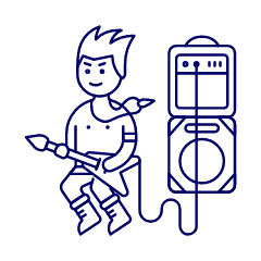 Rock Metal 1 Illustration from UX Line Set