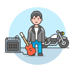 Singer Mv 1 Illustration from UX Colors Set