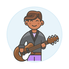 Singer Rocker 5 Illustration from UX Colors Set