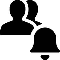 Multiple Actions Alarm Icon from Ultimate Bold Set