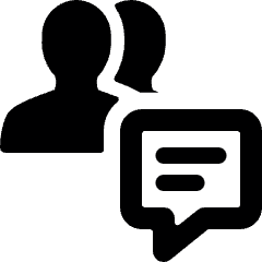 Multiple Actions Chat Icon from Ultimate Bold Set