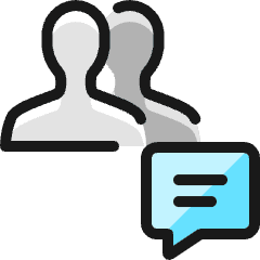 Multiple Actions Chat_2 Icon from Ultimate Colors Set