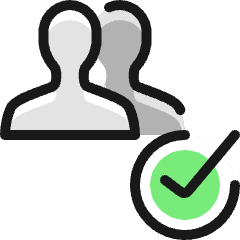 Multiple Actions Check 2_2 Icon from Ultimate Colors Set